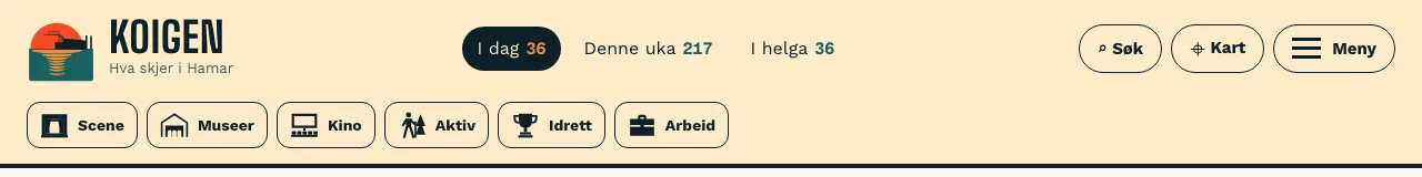 Toppen på 1280 piksler: bare tema i raden